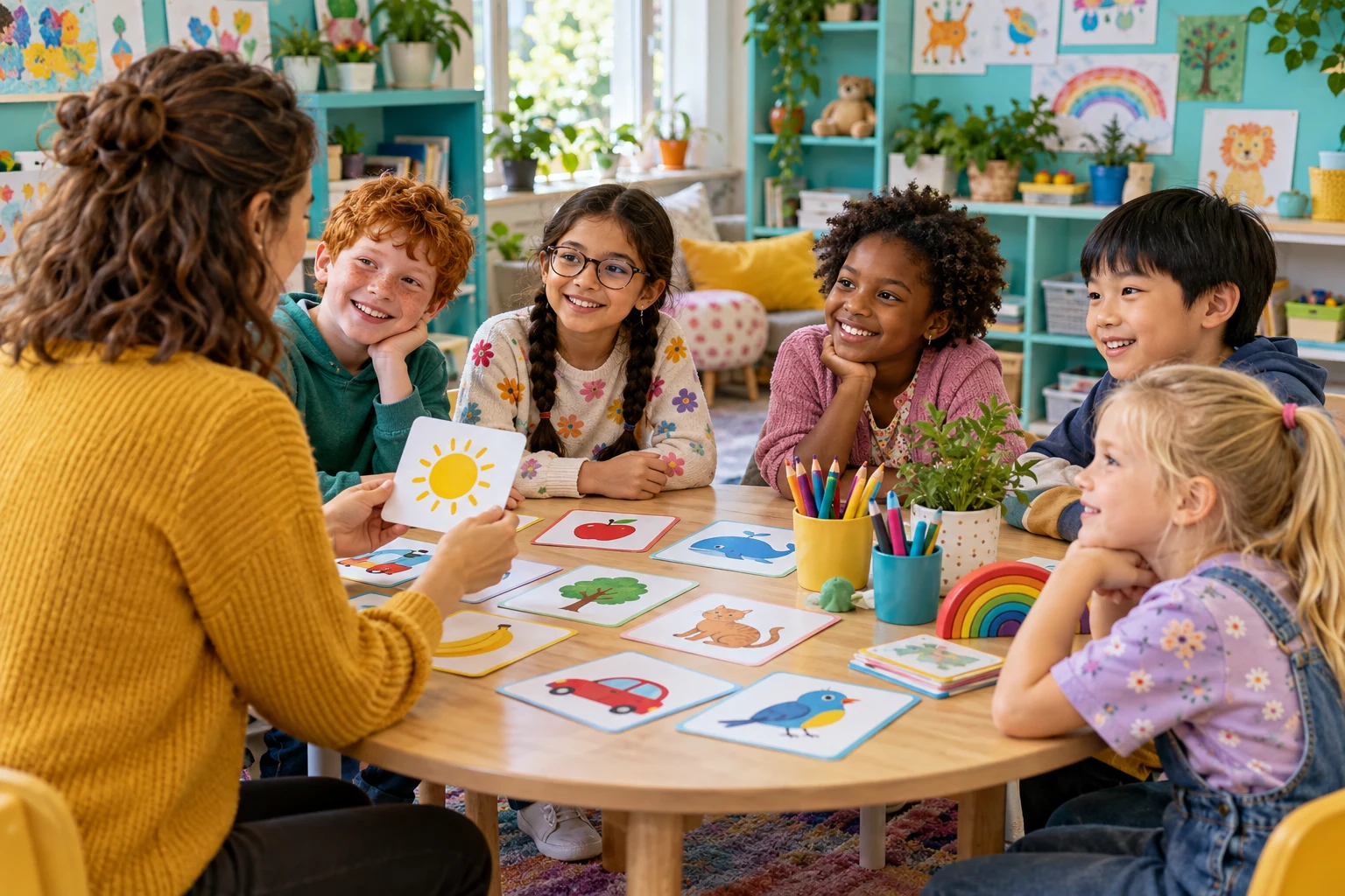 Immagine illustrativa: Ragazzi durante una lezione di inglese